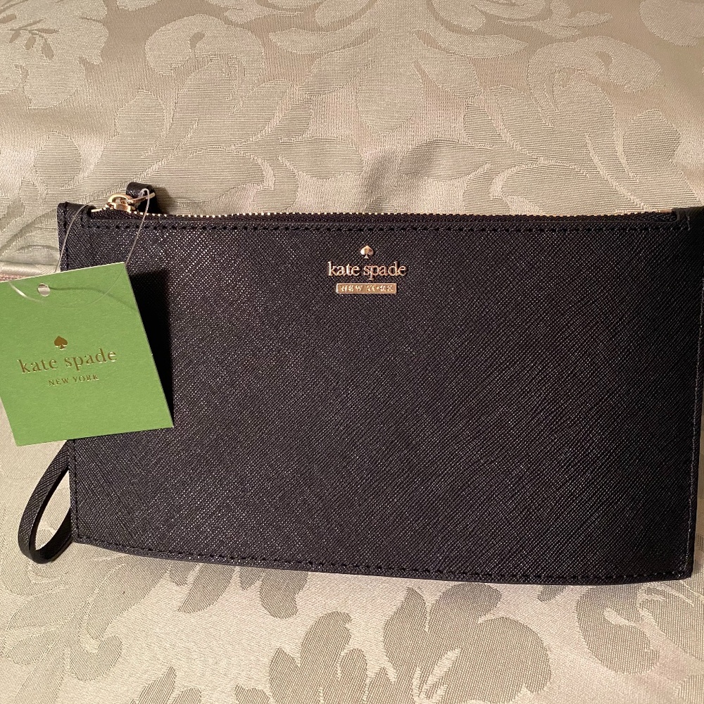 Kate Spade Black Wristlet